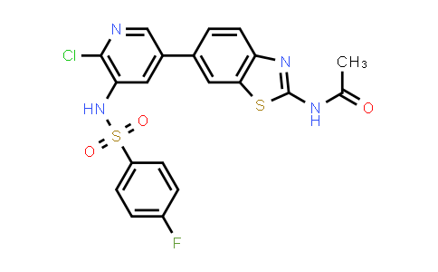 1112980-86-5 | N-[6-[6-Chloro-5-[[(4-fluorophenyl)sulfonyl]amino]-3-pyridinyl]-1,3-benzothiazol-2-yl]acetamide