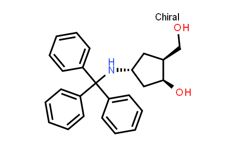 1113025-24-3 | (1S,2S,4R)-2-(Hydroxymethyl)-4-(tritylamino)cyclopentan-1-ol