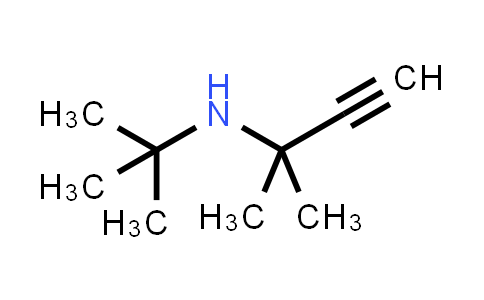 CAS No. 1118-17-8, N-(tert-Butyl)-2-methylbut-3-yn-2-amine