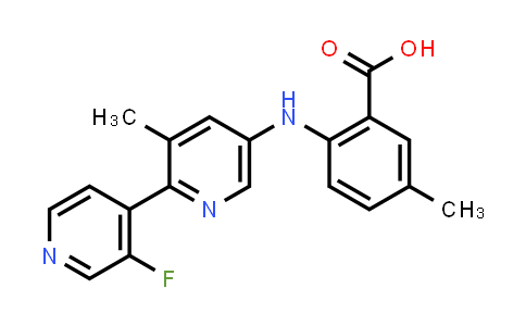 1119086-81-5 | 2-((3'-Fluoro-3-methyl-[2,4'-bipyridin]-5-yl)amino)-5-methylbenzoic acid