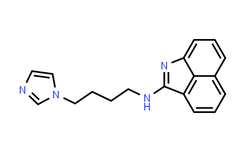 CAS No. 112086-30-3, Benz[cd]indol-2-amine, N-[4-(1H-imidazol-1-yl)butyl]-