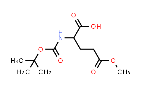 112159-16-7 | 2-((tert-Butoxycarbonyl)amino)-5-methoxy-5-oxopentanoic acid