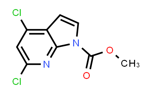 CAS No. 1125592-35-9, Methyl 4,6-dichloro-1H-pyrrolo[2,3-b]pyridine-1-carboxylate