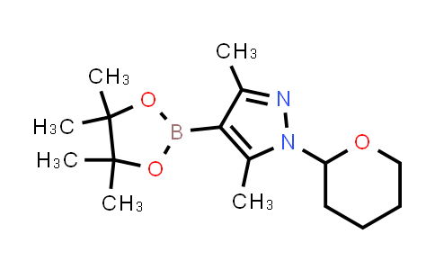 MC507192 | 1126779-11-0 | 3,5-Dimethyl-1-(tetrahydro-2H-pyran-2-yl)-4-(4,4,5,5-tetramethyl-1,3,2-dioxaborolan-2-yl)-1H-pyrazole
