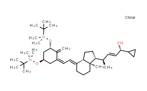 CAS No. 112910-41-5, (1R,4R,E)-4-((1R,3aS,7aR,E)-4-((Z)-2-((3S,5R)-3,5-bis((tert-Butyldimethylsilyl)oxy)-2-methylenecyclohexylidene)ethylidene)-7a-methyloctahydro-1H-inden-1-yl)-1-cyclopropylpent-2-en-1-ol
