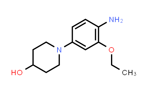 CAS No. 1130146-98-3, 1-(4-Amino-3-ethoxyphenyl)piperidin-4-ol