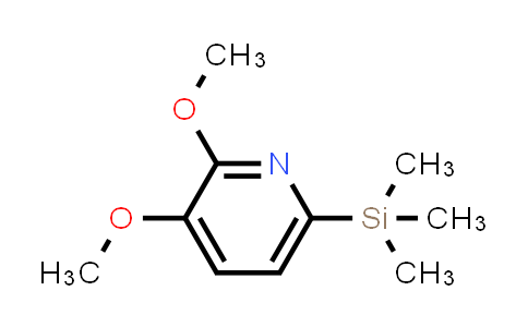 CAS No. 1131335-54-0, 2,3-Dimethoxy-6-(trimethylsilyl)pyridine