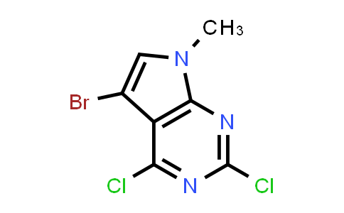 CAS No. 1131992-13-6, 5-Bromo-2,4-dichloro-7-methyl-7H-pyrrolo[2,3-d]pyrimidine
