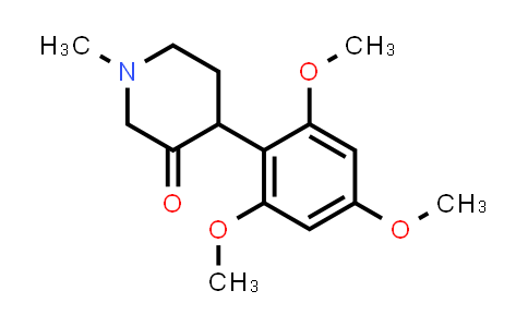 CAS No. 113225-10-8, 1-Methyl-4-(2,4,6-trimethoxyphenyl)piperidin-3-one