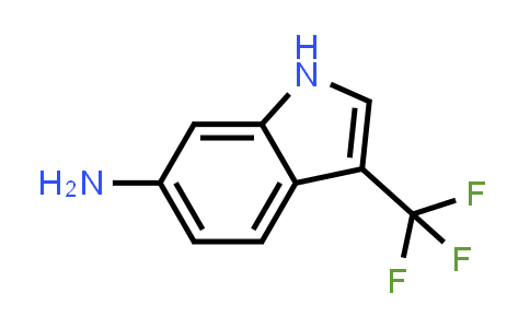CAS No. 1132668-54-2, 3-(Trifluoromethyl)-1H-indol-6-amine