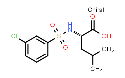 CAS No. 1132787-68-8, N-[(3-Chlorophenyl)sulfonyl]-L-leucine
