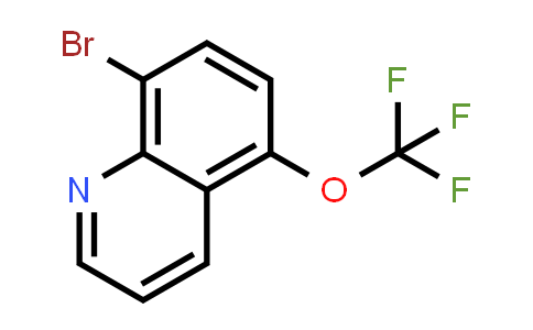 CAS No. 1133115-91-9, 8-Bromo-5-(trifluoromethoxy)quinoline