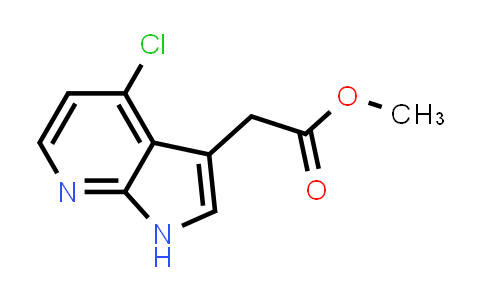 CAS No. 1134327-80-2, Methyl 2-(4-chloro-1H-pyrrolo[2,3-b]pyridin-3-yl)acetate