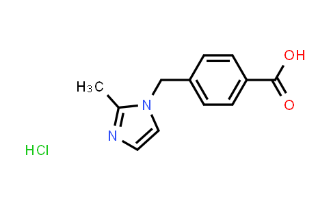 CAS No. 1134483-46-7, 4-((2-Methyl-1H-imidazol-1-yl)methyl)benzoic acid hydrochloride