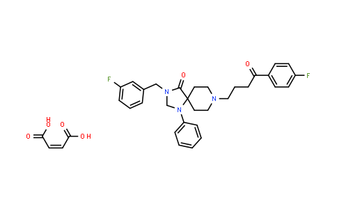 1135278-61-3 | 3-(3-Fluorobenzyl)-8-(4-(4-fluorophenyl)-4-oxobutyl)-1-phenyl-1,3,8-triazaspiro[4.5]decan-4-one maleate