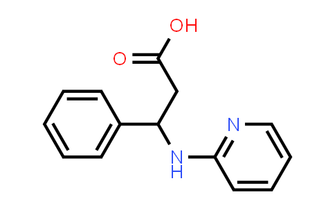 CAS No. 1135400-24-6, 3-Phenyl-3-(pyridin-2-ylamino)propanoic acid