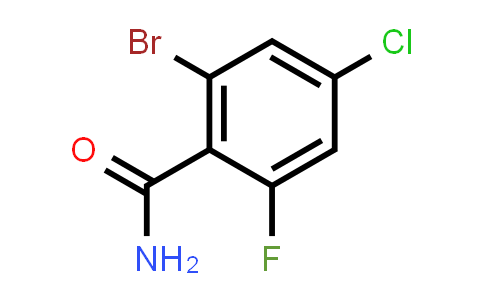 CAS No. 1135531-72-4, 2-Bromo-4-chloro-6-fluorobenzamide