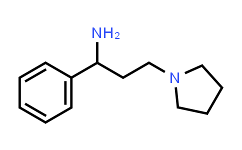 CAS No. 113640-37-2, 1-phenyl-3-(pyrrolidin-1-yl)propan-1-amine