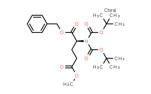 CAS No. 1138018-24-2, 1-Benzyl 5-methyl N,N-bis(tert-butoxycarbonyl)-L-glutamate