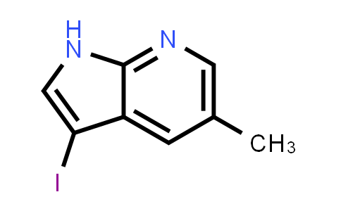 CAS No. 1138443-83-0, 3-Iodo-5-methyl-1H-pyrrolo[2,3-b]pyridine