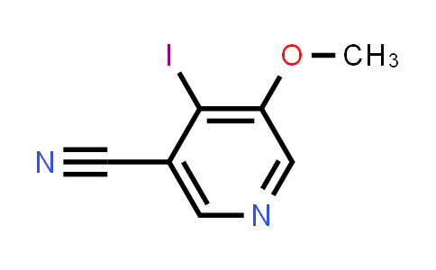 CAS No. 1138444-07-1, 4-Iodo-5-methoxynicotinonitrile