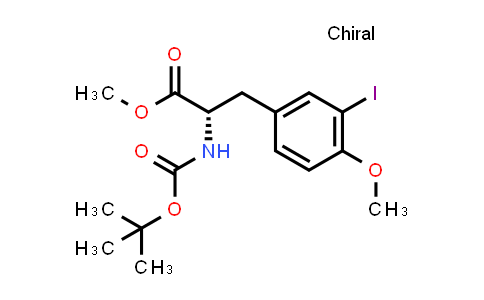CAS No. 113850-71-8, Methyl (S)-2-((tert-butoxycarbonyl)amino)-3-(3-iodo-4-methoxyphenyl)propanoate