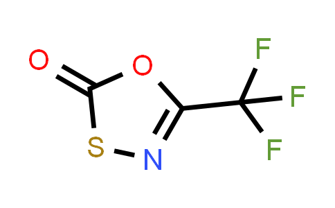CAS No. 113899-54-0, 5-(Trifluoromethyl)-1,3,4-oxathiazol-2-one