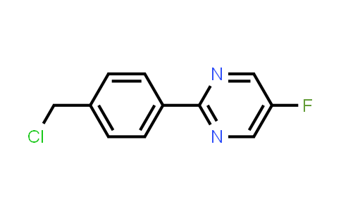 CAS No. 1139432-30-6, 2-(4-(Chloromethyl)phenyl)-5-fluoropyrimidine