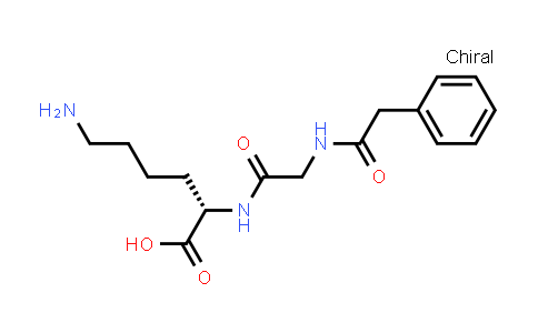 CAS No. 113969-25-8, (S)-6-Amino-2-(2-(2-phenylacetamido)acetamido)hexanoic acid