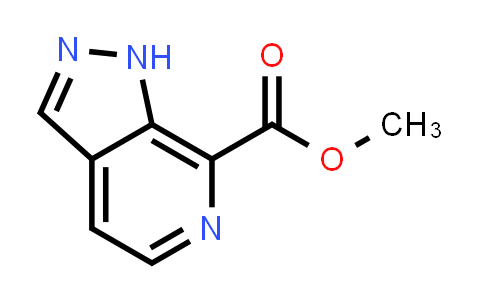 CAS No. 1140240-00-1, Methyl 1H-pyrazolo[3,4-c]pyridine-7-carboxylate
