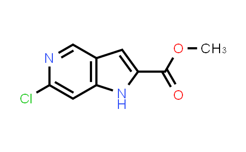 CAS No. 1140512-59-9, Methyl 6-chloro-1H-pyrrolo[3,2-c]pyridine-2-carboxylate