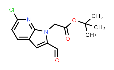 CAS No. 1140512-67-9, 1H-Pyrrolo[2,3-b]pyridine-1-acetic acid, 6-chloro-2-formyl-, 1,1-dimethylethyl ester