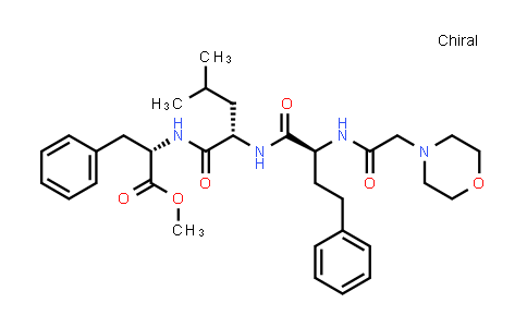 CAS No. 1140908-89-9, (S)-methyl 2-((S)-4-methyl-2-((S)-2-(2-morpholinoacetamido)-4-phenylbutanamido)pentanamido)-3-phenylpropanoate