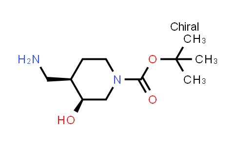 CAS No. 1141056-98-5, tert-Butyl (3S,4R)-4-(aminomethyl)-3-hydroxypiperidine-1-carboxylate