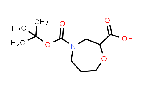 CAS No. 1141669-61-5, 4-(tert-Butoxycarbonyl)-1,4-oxazepane-2-carboxylic acid