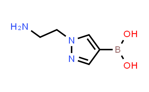 CAS No. 1141889-24-8, (1-(2-Aminoethyl)-1H-pyrazol-4-yl)boronic acid