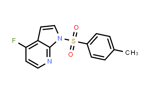 CAS No. 1142189-28-3, 1H-Pyrrolo[2,3-b]pyridine, 4-fluoro-1-[(4-methylphenyl)sulfonyl]-