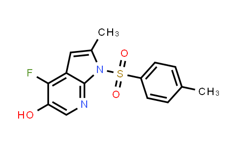CAS No. 1142189-31-8, 1H-Pyrrolo[2,3-b]pyridin-5-ol, 4-fluoro-2-methyl-1-[(4-methylphenyl)sulfonyl]-