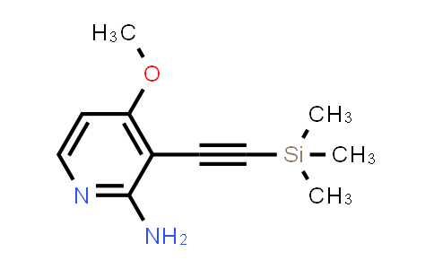 CAS No. 1142191-65-8, 4-Methoxy-3-((trimethylsilyl)ethynyl)pyridin-2-amine