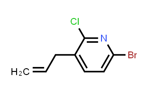CAS No. 1142191-82-9, 3-Allyl-6-bromo-2-chloropyridine