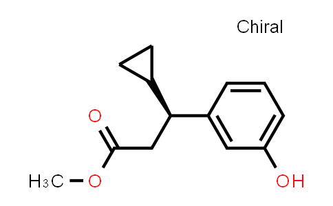 CAS No. 1142223-08-2, Methyl (3S)-3-cyclopropyl-3-(3-hydroxyphenyl)propanoate