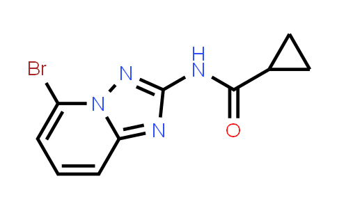 CAS No. 1142943-96-1, N-(5-Bromo[1,2,4]triazolo[1,5-a]pyridin-2-yl)cyclopropanecarboxamide