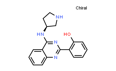 CAS No. 1146159-38-7, Phenol, 2-[4-[(3S)-3-pyrrolidinylamino]-2-quinazolinyl]-