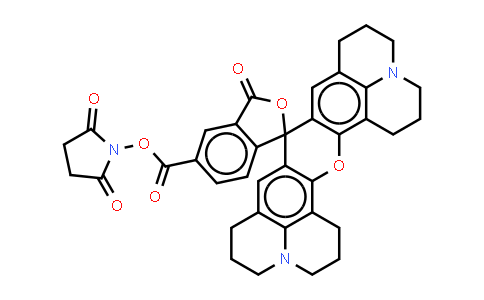 CAS No. 114616-32-9, 5(6)-Carboxy-X-rhodamin N-succinimidyl ester
