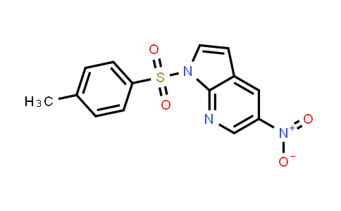 CAS No. 1146215-16-8, 1H-Pyrrolo[2,3-b]pyridine, 1-[(4-methylphenyl)sulfonyl]-5-nitro-