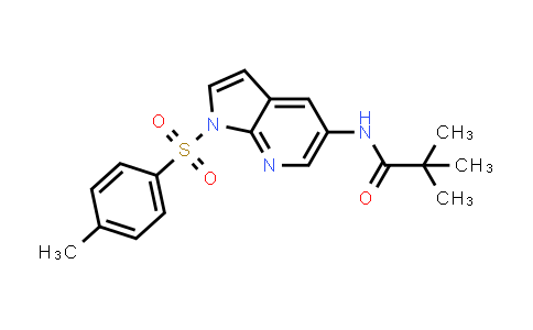 CAS No. 1146215-18-0, Propanamide, 2,2-dimethyl-N-[1-[(4-methylphenyl)sulfonyl]-1H-pyrrolo[2,3-b]pyridin-5-yl]-