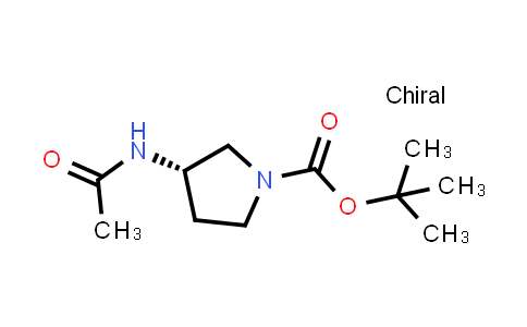 CAS No. 114636-37-2, tert-Butyl (S)-3-acetamidopyrrolidine-1-carboxylate