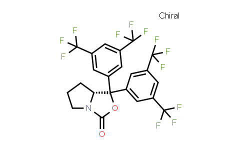 CAS No. 1146629-85-7, (R)-1,1-bis(3,5-bis(trifluoromethyl)phenyl)tetrahydropyrrolo[1,2-c]oxazol-3(1H)-one