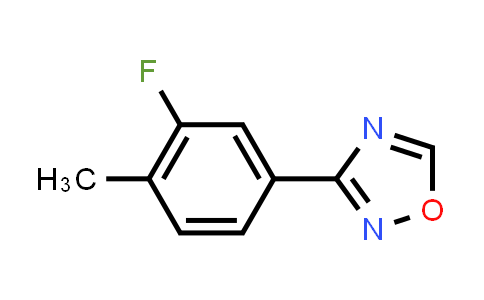 CAS No. 1146699-63-9, 3-(3-Fluoro-4-methylphenyl)-1,2,4-oxadiazole