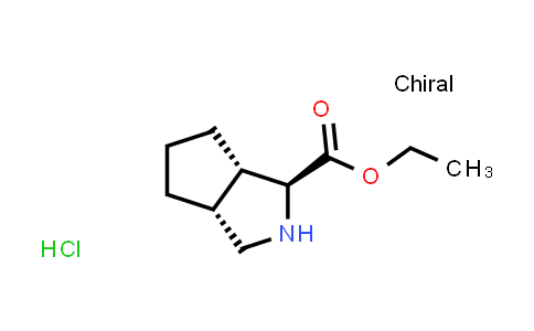 CAS No. 1147103-42-1, (1S,3aR,6aS)-Ethyl octahydrocyclopenta[c]pyrrole-1-carboxylate hydrochloride
